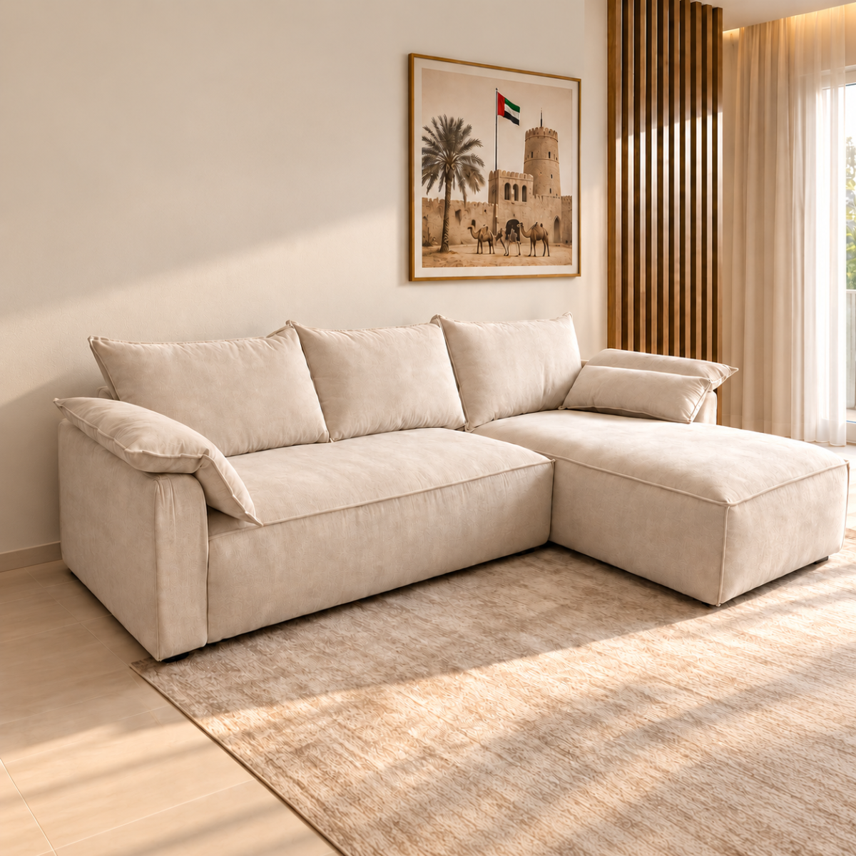 Serena Chaise Sectional Sofa