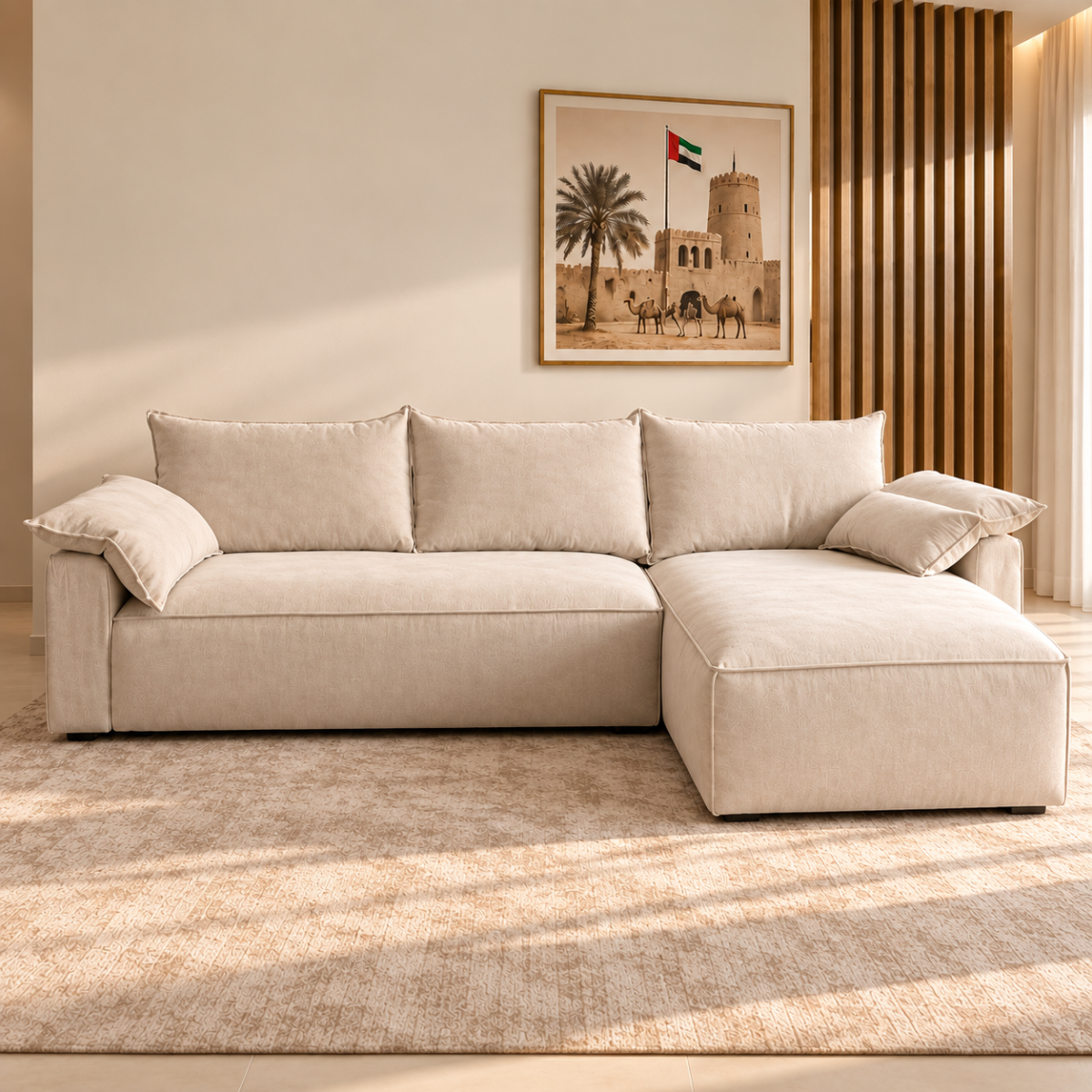 Serena Chaise Sectional Sofa
