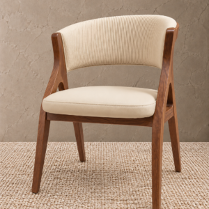 Arvella Luxe Ribbed Back Dining Chair