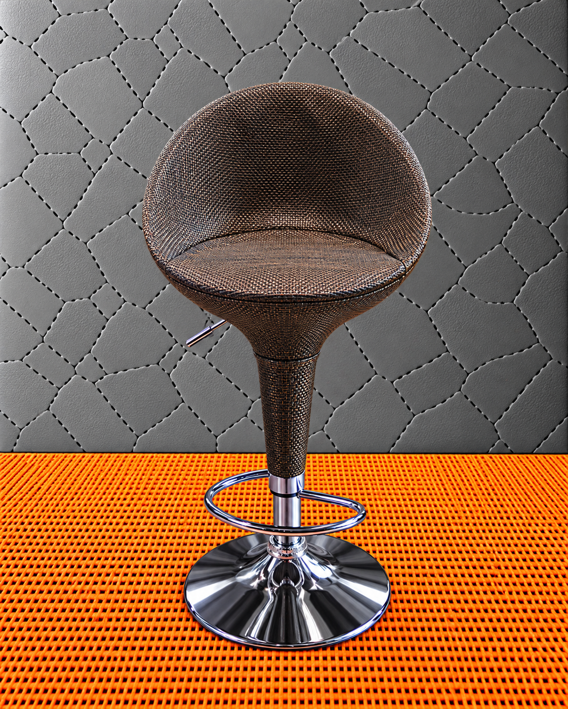 CC-102 Bamboo (1) Arlo Contemporary Bamboo Adjustable Bar Stool