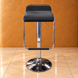 CC-116 Black (1) Nova Sleek Black Adjustable Bar Stool