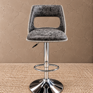 CC-307 Zafira Luxe Black & Grey Adjustable Bar Stool
