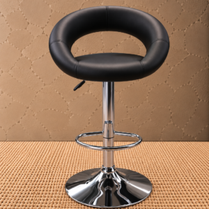 CC-71 Black Verona Modern Black Adjustable Bar Stool