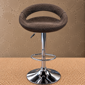 Verona Luxe Dark Beige Adjustable Bar Stool