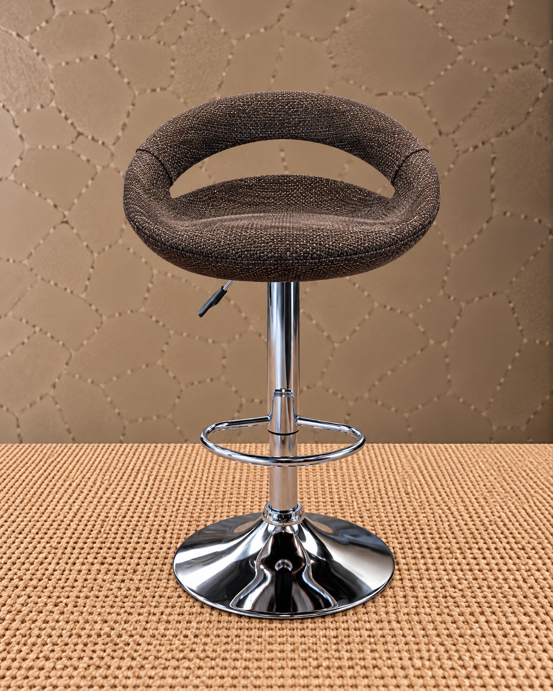 CC-75 Dark Beige Verona Luxe Dark Beige Adjustable Bar Stool