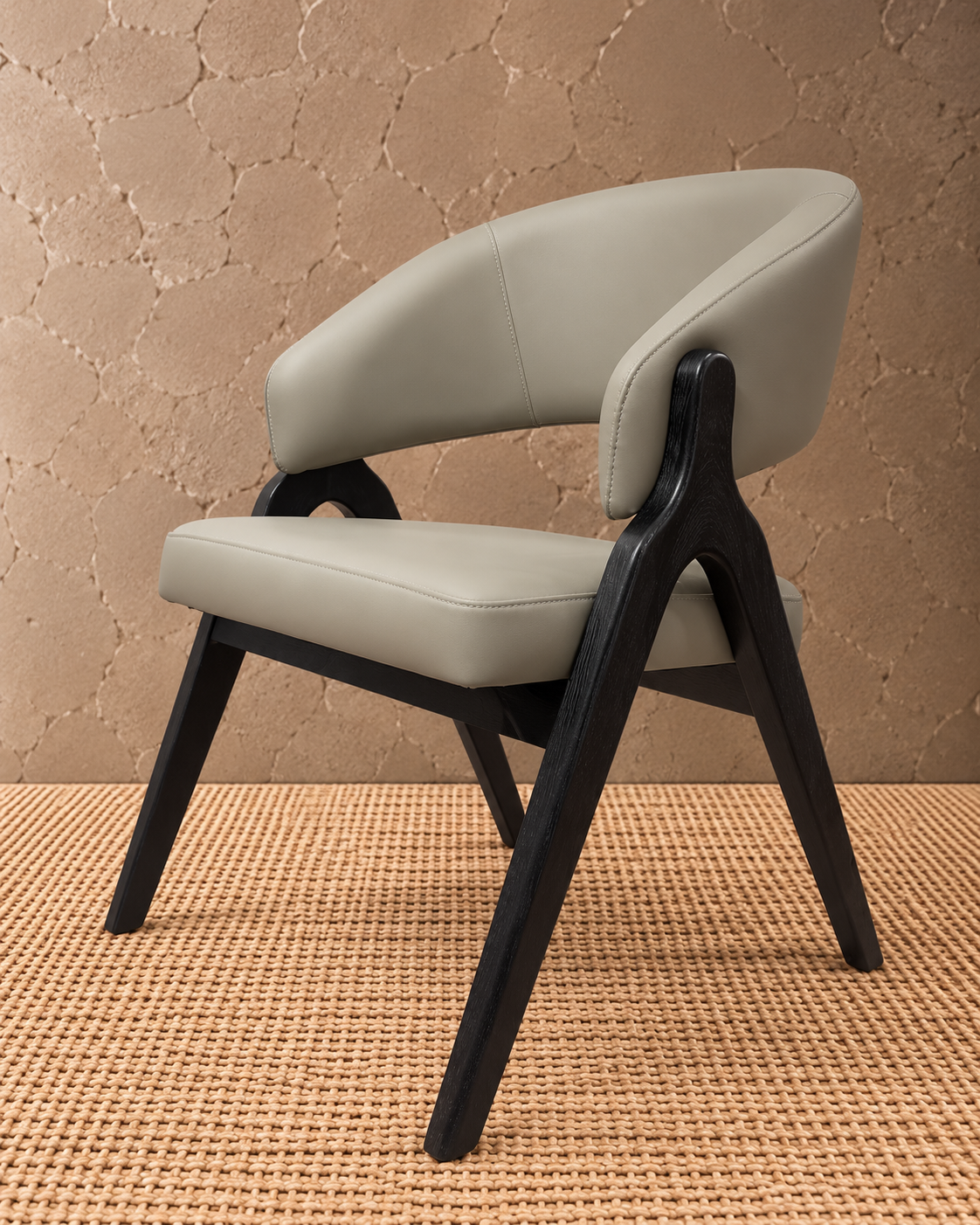 CY-128 (2) Arvello Modern Curved Dining Chair