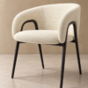 Elvoria Luxe Curved Dining Chair