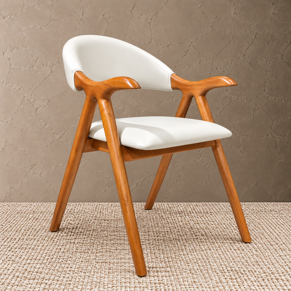 CY-21 Aurevia Modern Wooden Dining Armchair
