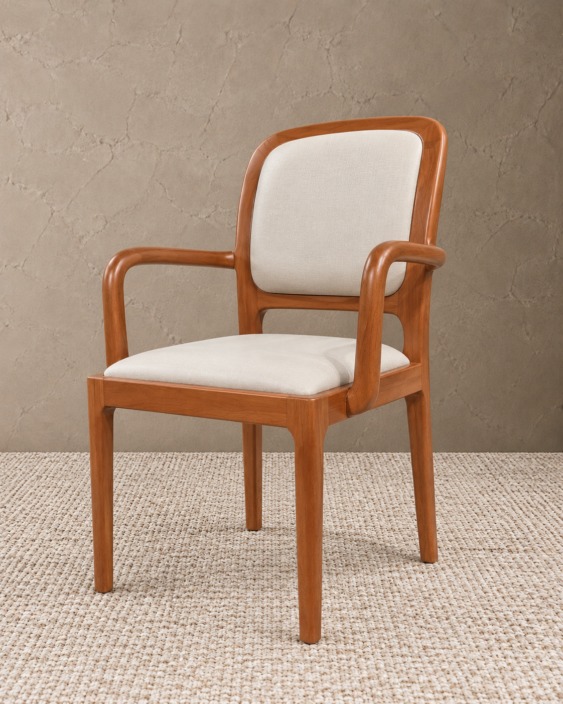 CY-26 Elvora Elegant Wooden Dining Armchair