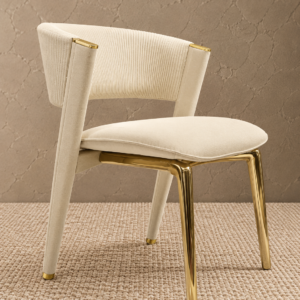 Aurelia Luxe Gold Dining Chair
