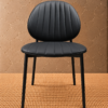 H-25 Verona Modern Black Dining Chair