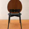 H-25 (2) Verona Modern Black Dining Chair