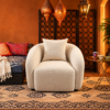 Noura Curved Accent Chair