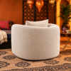 Noura Curved Accent Chair