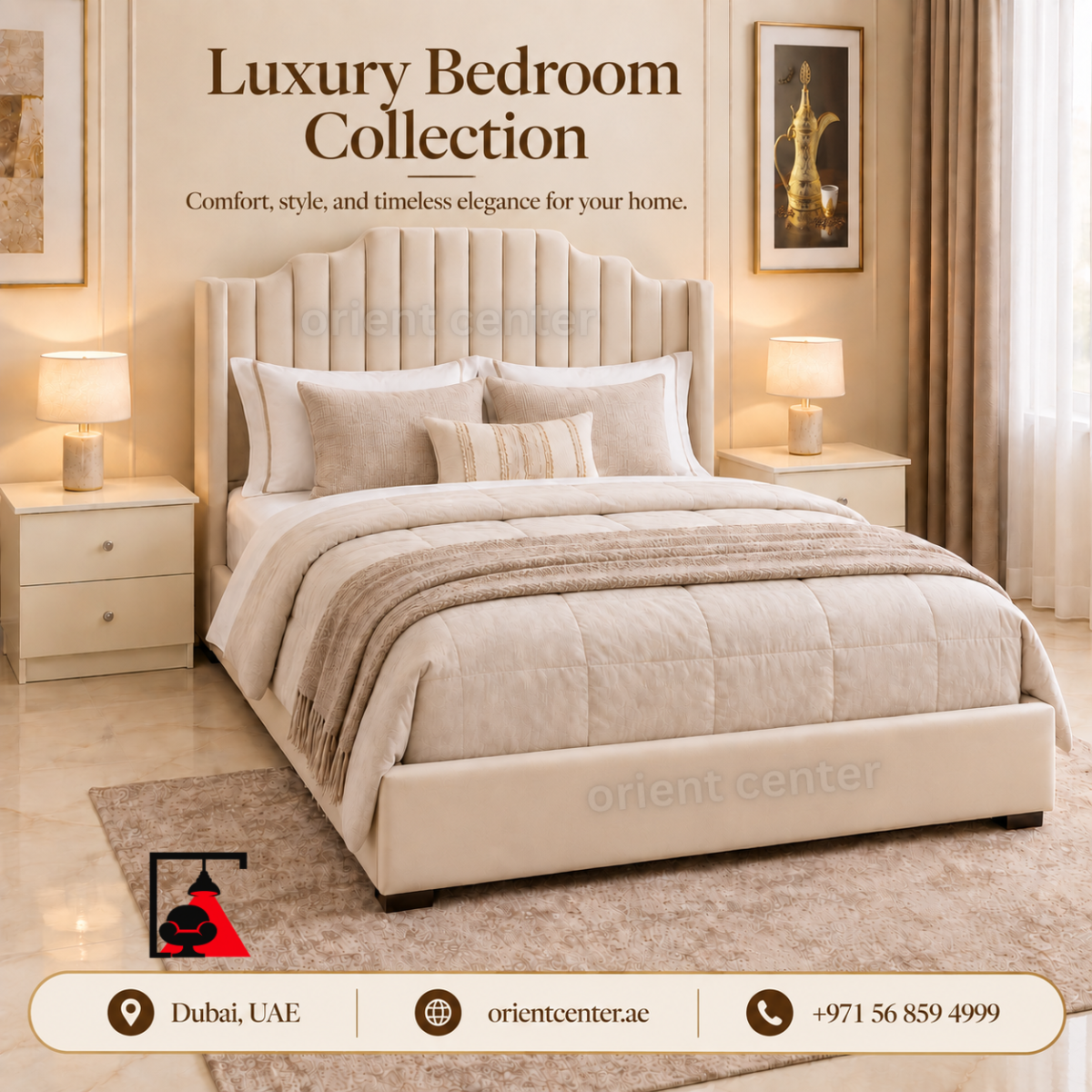 OC-BED-011 Serena Royale Luxury Bed