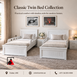 OC-BED-015 Arvella Classic Twin Bed Set