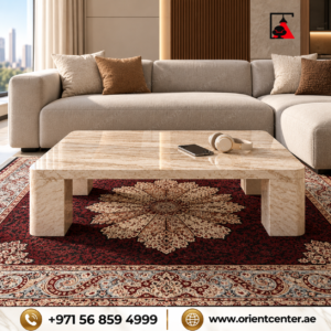 Aurelia Luxe Cream Marble Coffee Table