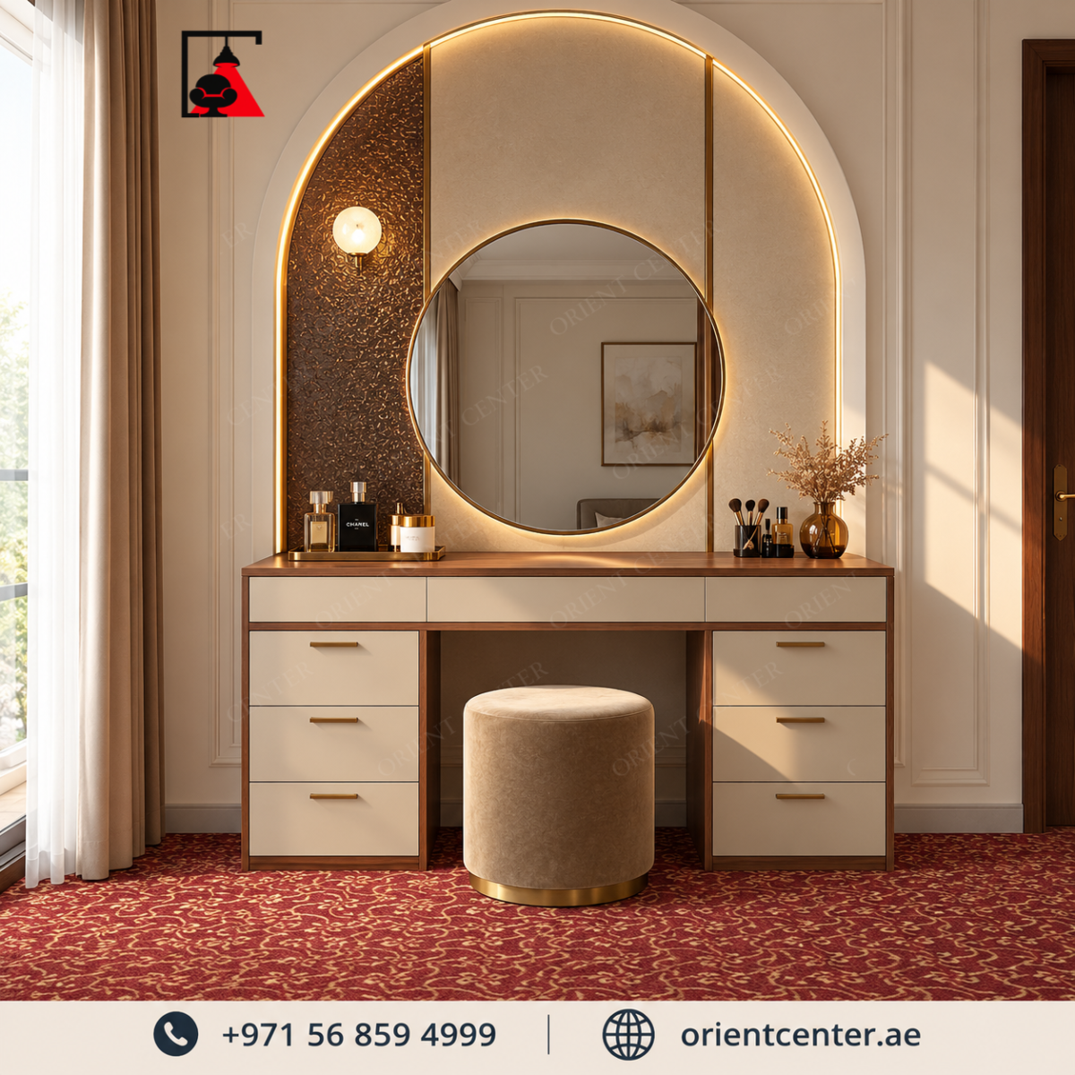 Aurelia Grand Arch Dressing Table
