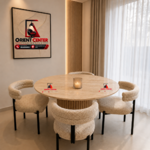 Serena Luxe Round Dining Table