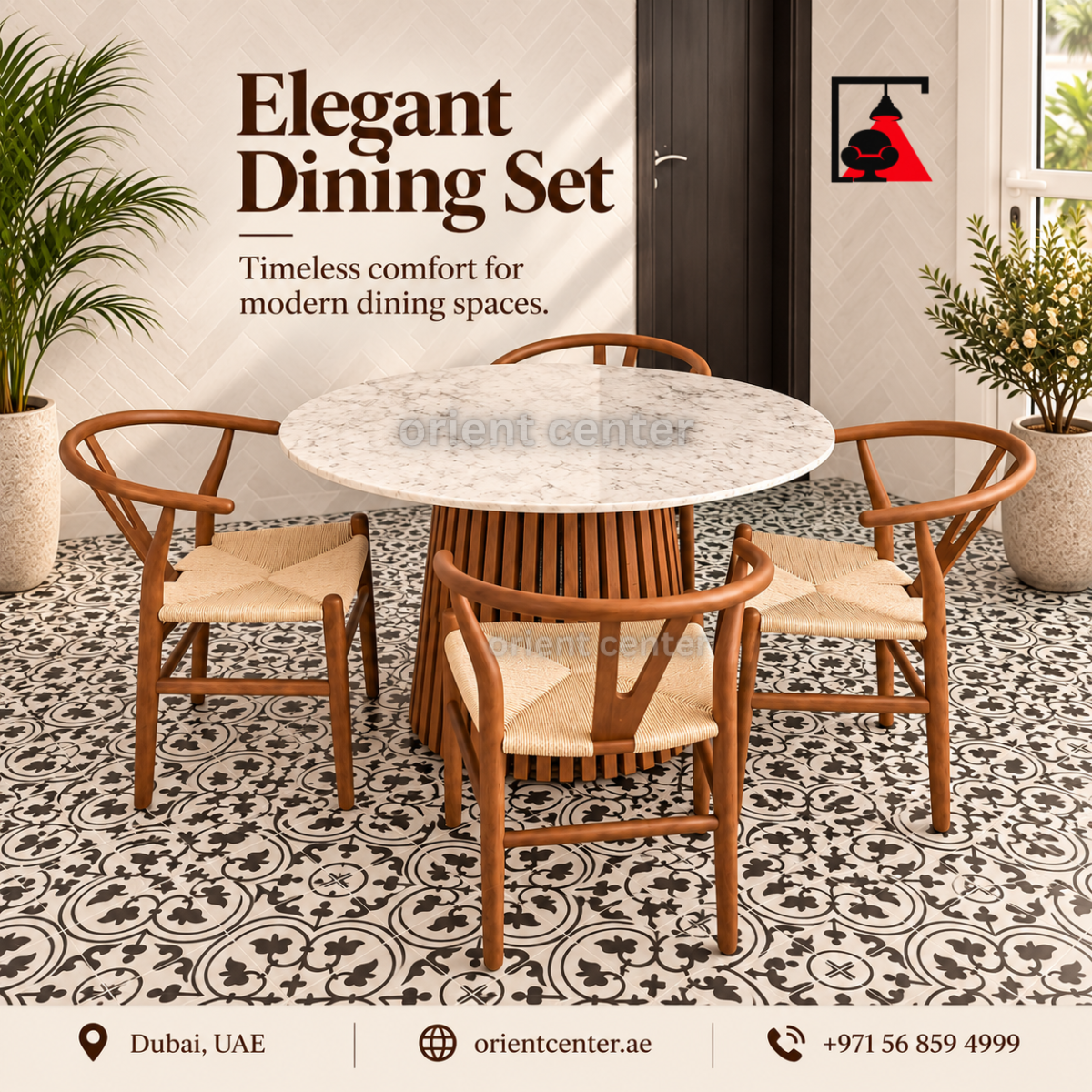 Siena Round Dining Table