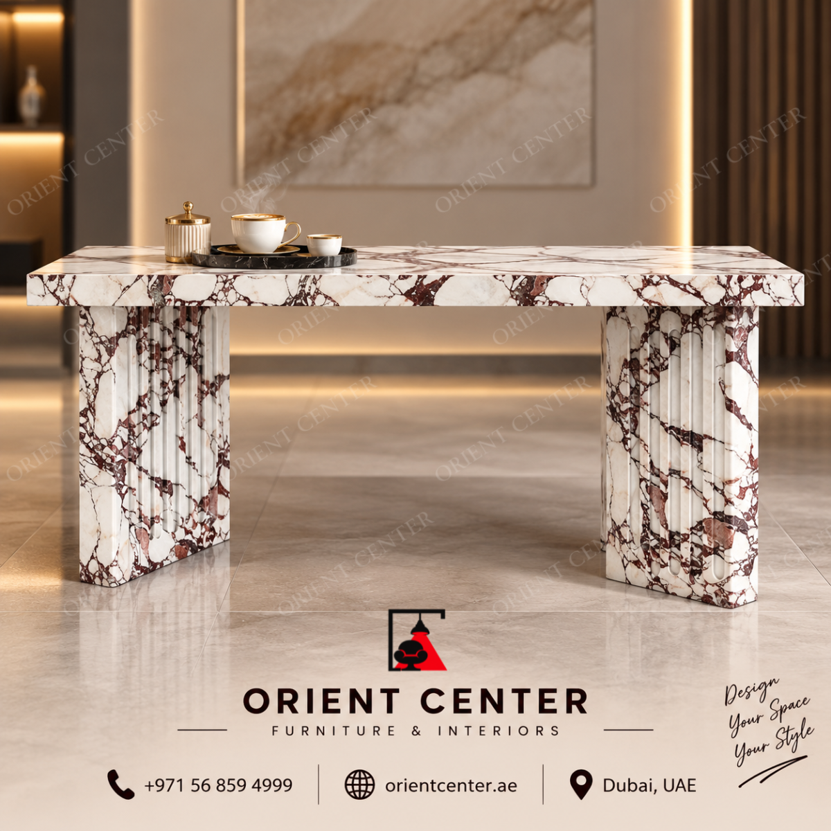 Calacatta Royale Dining Table