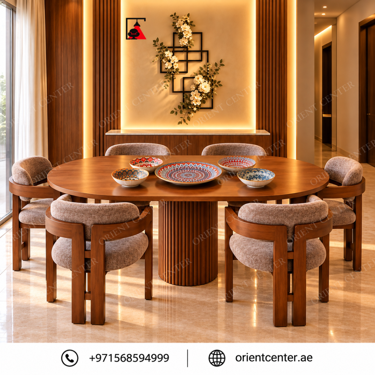 OC-DT-038 Valerio Heritage Dining Table