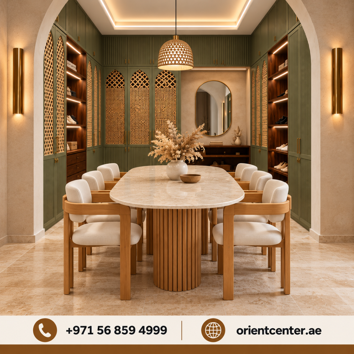 OC-DT-039 Alviera Royale Dining Table