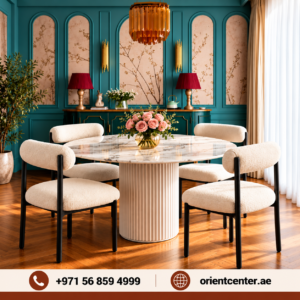OC-DT-040 Elvoria Signature Round Dining Table