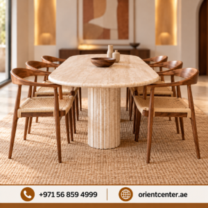 OC-DT-041 Avelora Luxe Oval Dining Table