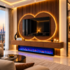 OC-TVC-006 Elvora Signature Fireplace TV Wall Unit