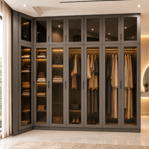 OC-WD-004 (2) Noiré Signature Glass Wardrobe