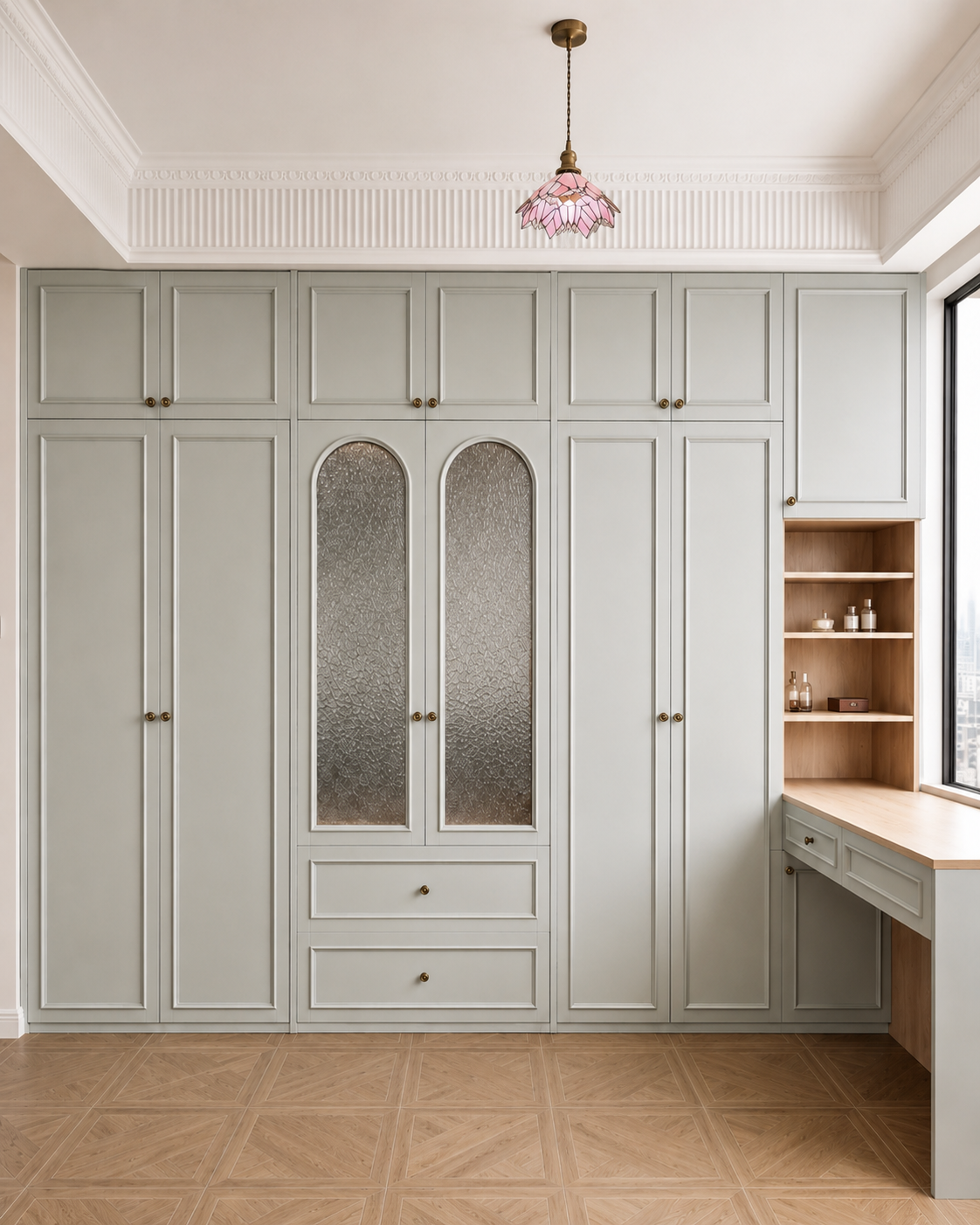 Elara Heritage MDF Wardrobe