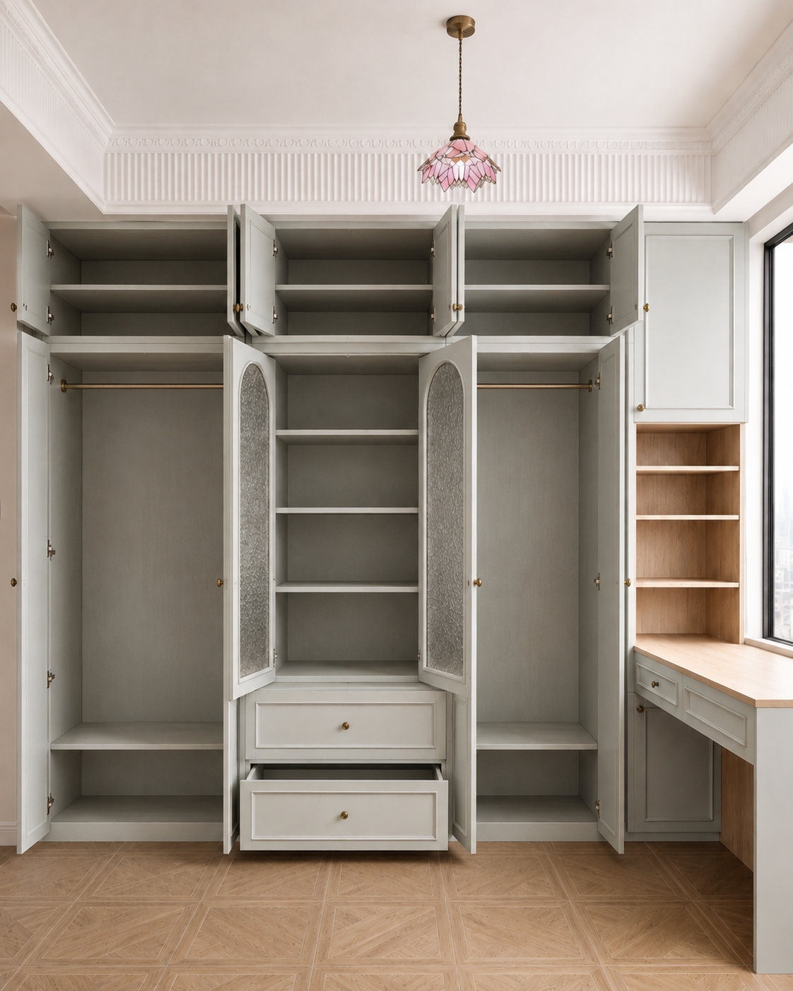 Elara Heritage MDF Wardrobe