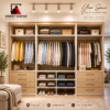 OC-WD-007 Verona Luxe Open Wardrobe