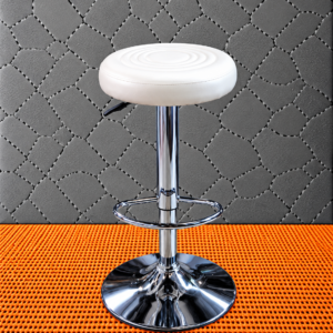 PUCC-1 White (1) Elio Modern White Adjustable Bar Stool