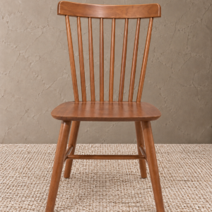 Warm Wooden Spindle-Back Chair Arden Classic Solid Wood Dining Chair – A95